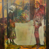 OONAGH HURLEY  - The Publiser - acrylic on canvas - 80 x 80 cm - €950 - SOLD