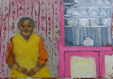 CHRISTINE THERY - Pink Chair & matching Dresser - oil on canvas - €850