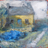 CHRISTINE THERY - Temple - oil on canvas - 30 x 30 cm - €700 - SOLD