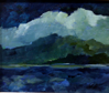 TERRY SEARLE ~ Summer Evening- acrylic on canvas - 26 x 30 cm - €250 