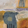 WENDY DISON - Migration Landscape IV - oil on panel - 30 x 30 cm - €425