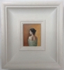 MARY E CARTER - The Silk Shawl - oil on board - 55 x 45 mm - €275