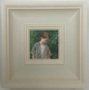 MARY E CARTER - In the Garden - oil on board - 55 x 55 mm - €295