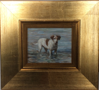 MARY E CARTER - The Shadow Dog - oil on board - 65 x 80 mm - €295