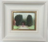 MARY E CARTER - The Garden Walk - oil on board - 90 x 115 mm - €395 - SOLD