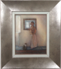 MARY E CARTER - The Necklace - oil on board - 125 x 97 mm - €650