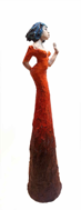 AYELET LALOR - Truth - ceramic & steel mixed media - 67 x17 x 14 cm - €600