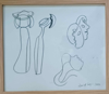 DAVID SEEGER - Exploration for Scultures -  Drawing, conte crayon - €350