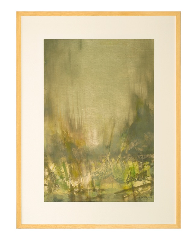 JOHN SIMPSON - Brightening - oil on paper - 70 x 48 cm - €1200 - SOLD