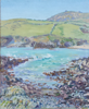 DAMARIS LYSAGHT ~ Galley Cove, Looking West - oil on canvas on board - 30 x 25 cm - €650