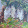 DAMARIS LYSAGHT - North Facing - oil on canvas on panel - 30 x 30 cm - €785