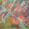 DAMARIS LYSAGHT - Orchard, November - oil on canvas on panel - 30 x 30 cm - €785