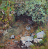 DAMARIS LYSAGHT - Stream Shonagree - oil on canvas on panel - 41 x 51 cm - €1035