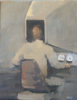 DIARMUID BREEN - I live in a Virtual World - oil on canvas - 32 x 27 cm - €420