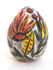 ETAIN HICKEY ~ Floral - large ceramic egg no earthenware stand - €98 - SOLD