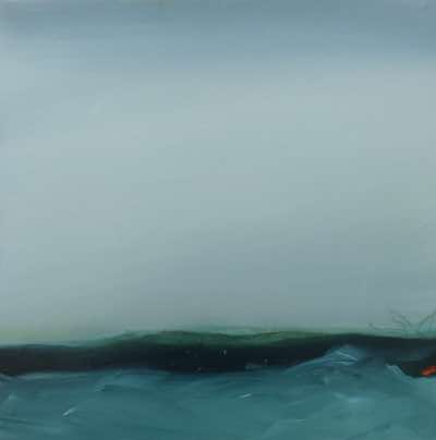 Claire Lambert - Sea gaze - oil on board - 20 x 20 cm - €250