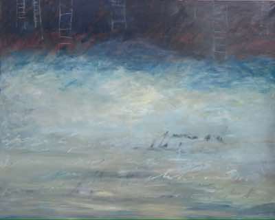 Bernadette Burns - Just before Dawn - oil on canvas - 84 x 104 cm - €1750