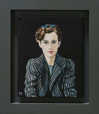 Birgitta Säflund - Joan McNamara Lalor - oil on board - NFS 