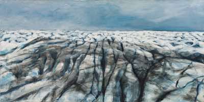 Birgitta Säflund - Degraded Ice Field - oil on canvas - €1100