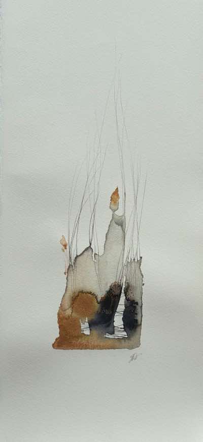 Eibhe Donovan - Filaments - ink & pencil on paper - 63 x 27 cm - €700