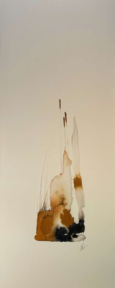 Eibhe Donovan - Tufts - ink & pencil on paper - 63 x 27 cm - €700