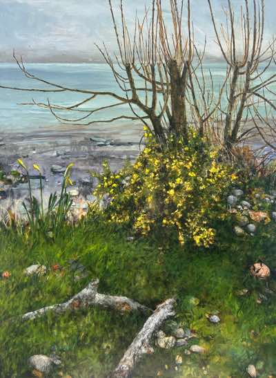 Janet Murran -Why we must welcome in the daylight - acrylic on board - 125 x 90 cm - €4600
