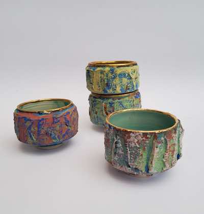 Jim Turner - Tea Bowls - ceramic - 9 x 7 cm - €95 each