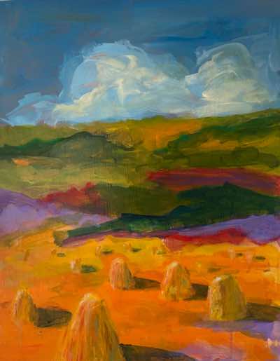 Mary Galvin - It's such a perfect day - acrylic on panel - €850