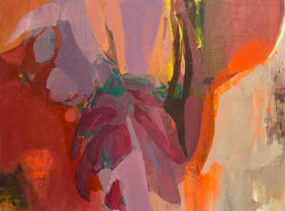 Pauline Agnew - Night Garden - oil on canvas - 60 x 80 cm - €1990