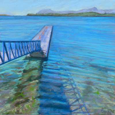 Patricia Bevan - All is Calm, Bantry Bay - pastel on board - 30 x 30 cm - €525