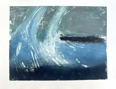 Petrina Shortt - Leap - carborundum print 39 x 34 cm €220