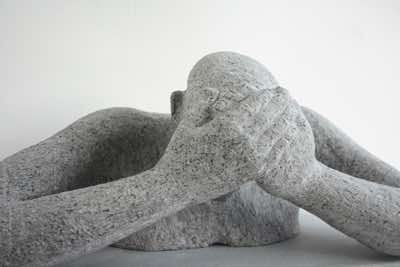 Sonia Caldwell - Ceann i mo Lamba - 27x 25 x 55 cm - €3400