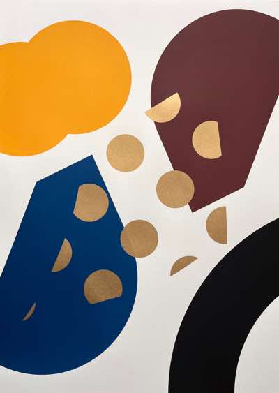 Shane O'Driscoll - Tumbling Dice - silkscreen - 58 x 78 cm - €550