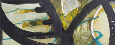 Catherine Weld - Woodland Tangle - mixed media on paper - 19 x 41 cm - €180
