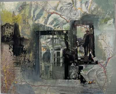 Dick Richards - Balcon de los suenos II - mixed media - €255