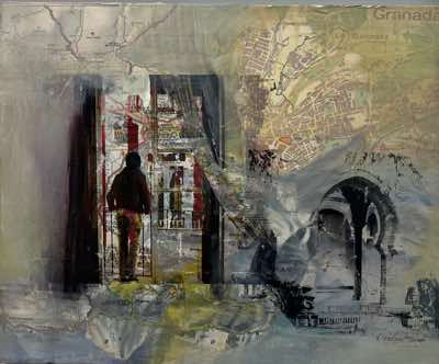 Dick Richards - Balcon de los suenos I - mixed media - €255