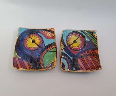 Etain Hickey - Across the Fields - duo - 18 x 16 cm - €225 each - 1 SOLD