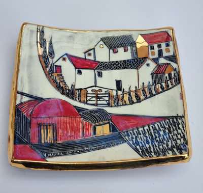 Etain Hickey - Across the Valley -18 x 17 cm - €200