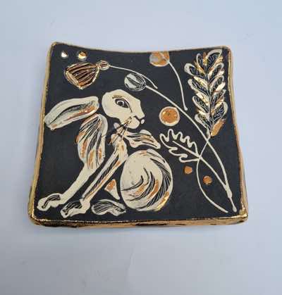 Etain Hickey - The White Hare - 20 x 20 cm - €320