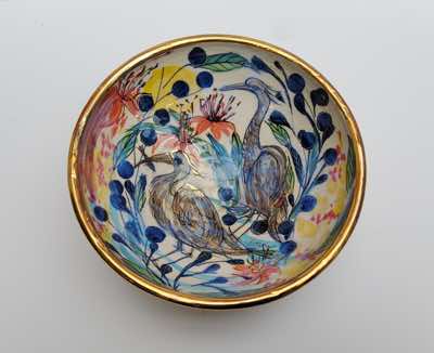 Etain Hickey - Two Herons - 22 x 9 cm - €220