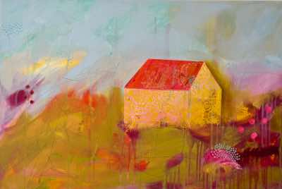 Helen o'Keeffe - Summer on the Island II - oil on canvas - 51 x 76 cm - €900