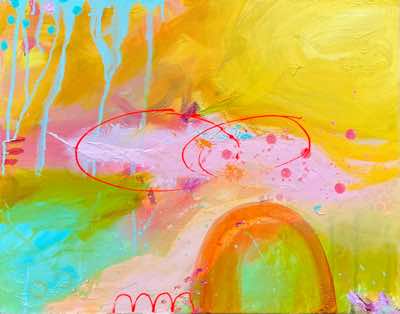 Helen O'Keeffe - Summer Symphony III - oil on canvas - 40 x 50 cm - €550