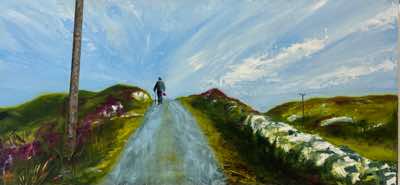 Helen O'Keeffe - Walking Long Island - oil on canvas - €1200 - SOLD