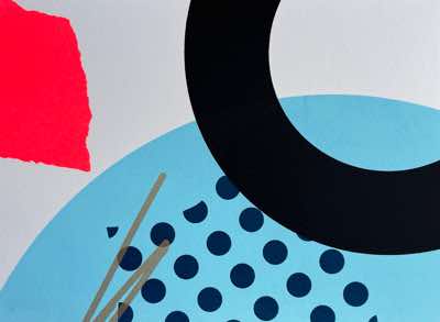 Shane O'Driscoll - Ikigai Blue - silkscreen - 20 x 25 cm - €150