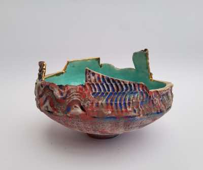 Jim Turner - Deep Azure - ceramic - 19 x 12 cm - €200