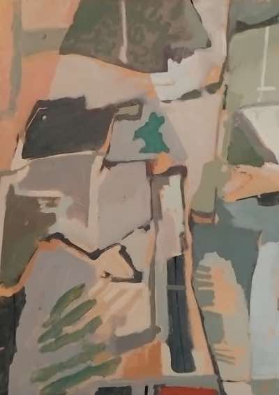 Tom Weld - Perfect Music - oil on canvas - 89 x 64 cm - €600