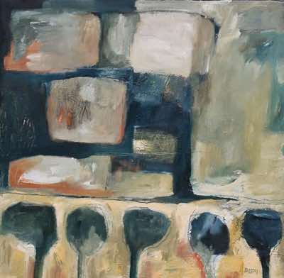 Wendy Dison - Plantation - oil on canvas - 50 x 50 cm - €800