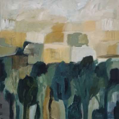 Wendy Dison - Priests Leap - oil on canvas - 50 x 50 cm - €800