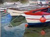 FIONA POWER - Colla Boats, Schull - oil on canvas - €1600