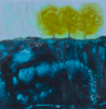 HELEN O'KEEFFE - Three Trees - oil on board - 15 x 15 cm - €300